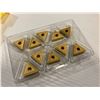 Image 2 : Lot of (226) New? Kennametal Carbide Inserts, P/N: TNMG332K