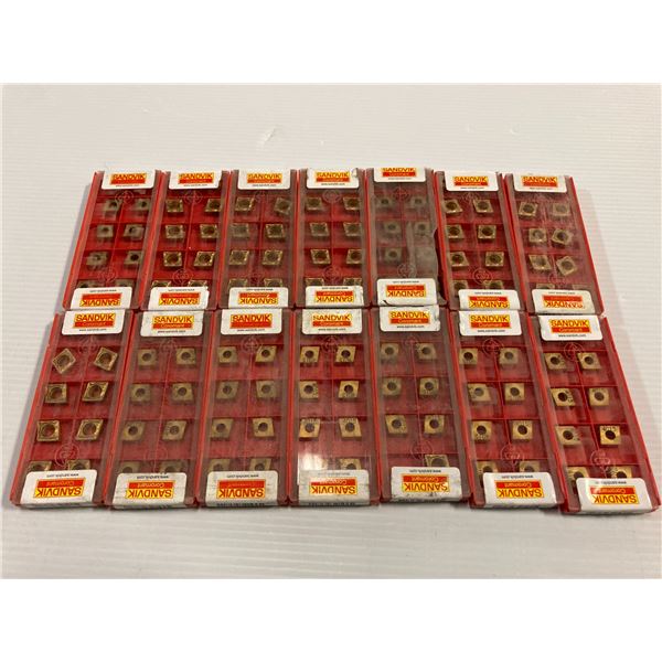 Lot of (210) New? Sandvik Carbide Inserts, P/N: CCMT 3(2.5)2-UM
