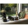 Image 1 : FIGURINES, HIPPO, ELEPHANT HEAD, ETC.