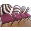 Image 1 : 8 MAROON CHAIRS