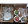 Image 2 : 2 BOXES OF MISC. GLASS DISHWARE, SOUP BOWLS, ETC.