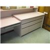 Image 2 : LG. L SHAPED COUNTER UNIT WITH MULTIPLE DRAWERS, COMPUTER STATION, ETC.