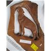 Image 2 : 2 WOLF CARVINGS