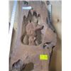 Image 2 : 2 WOLF CARVINGS