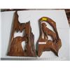Image 1 : EAGLE CARVING & WOLF CARVING