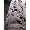 Image 3 : APPROXIMATELY 9'X2' CARVING WITH THE ELEPHANTS