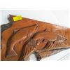 Image 2 : WOOD CARVING WITH THE 2 SALMON