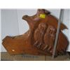 Image 1 : WOOD CARVING OF THE 2 OWLS