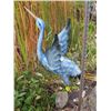 Image 2 : 2 METAL GARDEN STORK BIRDS