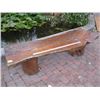 Image 1 : HEAVY SLAB WOODEN BENCH