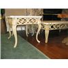 Image 2 : 3 PIECE MARBLE TOPPED METAL BASED COFFEE & END TABLE SET