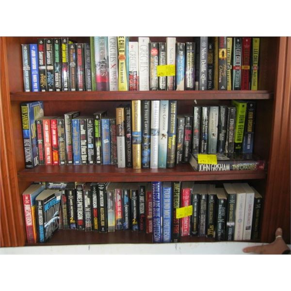 3 SHELVES OF ASST. BOOKS