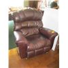 Image 1 : LEATHER LAZYBOY RECLINER WITH RIPPED ARM