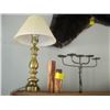 Image 1 : CANDLE HOLDERS & LAMP
