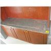 Image 2 : MATCHING MARBLE TOPPED CREDENZA SHELF UNIT