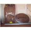 Image 1 : EAGLE CARVING & A FISH CARVING