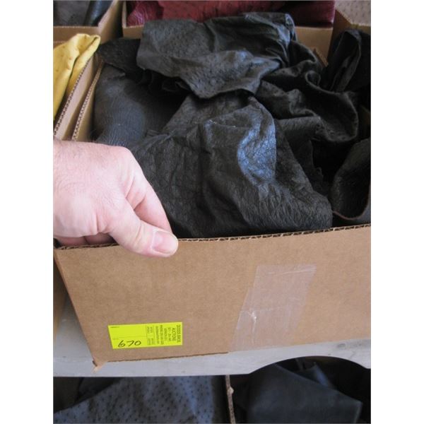 BLACK OSTRICH HIDES