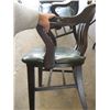 Image 2 : 3 HEAVY UPHOLSTERED SEAT ARMCHAIRS