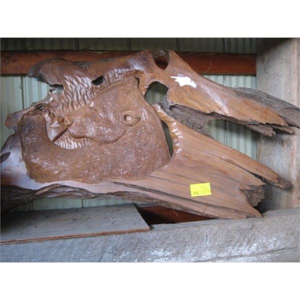 CARVING OF A BEAR