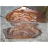 Image 1 : 2 CARVINGS WITH 2 FISH ON EACH
