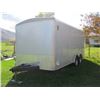 Image 2 : 16' CARGO TRAILER WITH SIDE DOOR & FOLD DOWN BACK DOOR, MFG. MIRAGE, 2007, VIN 5M3BE162981031259