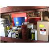Image 1 : SHELF OF ASST. AIR & OIL FILTERS, BELTS, ETC.