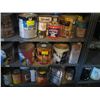 Image 1 : 3 SHELVES OF ASST. PAINTS, STAINS, ETC.