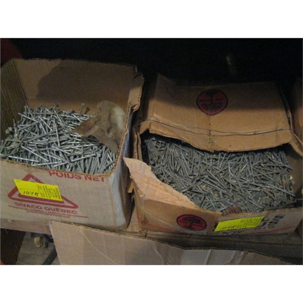 2 BOXES OF NAILS