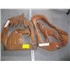Image 1 : 2 CARVINGS, WOLF & EAGLE