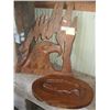 Image 1 : 2 CARVINGS, EAGLE & FISH