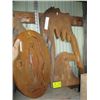Image 1 : 2 CARVINGS, FISH & EAGLE