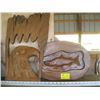 Image 1 : CARVED FISH & CARVED EAGLE