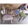 Image 1 : 2 CHAIRS & A STOOL
