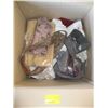 Image 1 : 2 BOXES OF ASST. NEW & OUT OF PACKAGE CLOTHING, BELTS, SHIRTS, ETC.