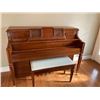 Image 1 : LOW BACK SAMICK PIANO W/BENCH