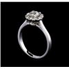 Image 4 : 0.99 ctw Diamond Ring - 14KT White Gold