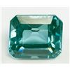 Image 1 : 12.45ct Emerald Cut Green Natural Sapphire GGL