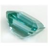 Image 2 : 12.45ct Emerald Cut Green Natural Sapphire GGL