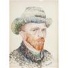 Image 1 : Dutch Watercolor on Paper Signed Vincent