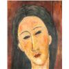 Image 3 : Italian Oil on Canvas Signed Modigliani Portrait
