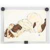 Image 2 : German Watercolor on Paper Signed Egon Schiele