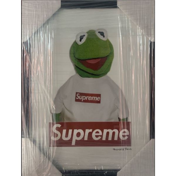 Limited Edition Supreme Kermit Print- Framed