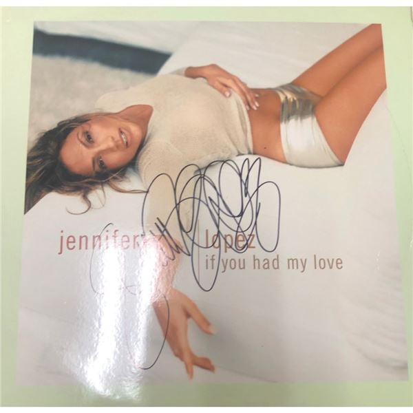Signed Jennifer Lopez If You Had My Love Album Cover