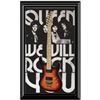 Image 1 : Signed and Custom Framed Queen Guitar