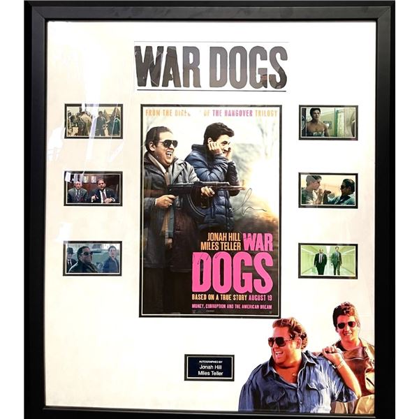 Signed and Framed War Dogs Collage