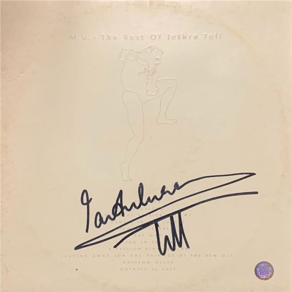 Signed Jethro Tull Best Of Album Cover