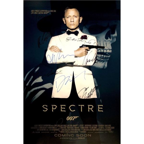 Signed Spectre 007 Movie Poster