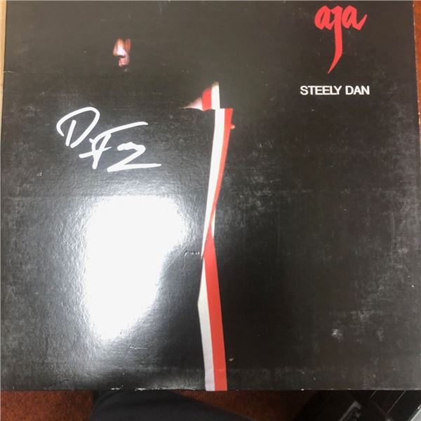 Signed Steely Dan Aja Album Cover