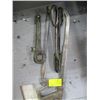 Image 1 : PAIR OF TIN SNIPS, HACKSAW & PIPE BENDER