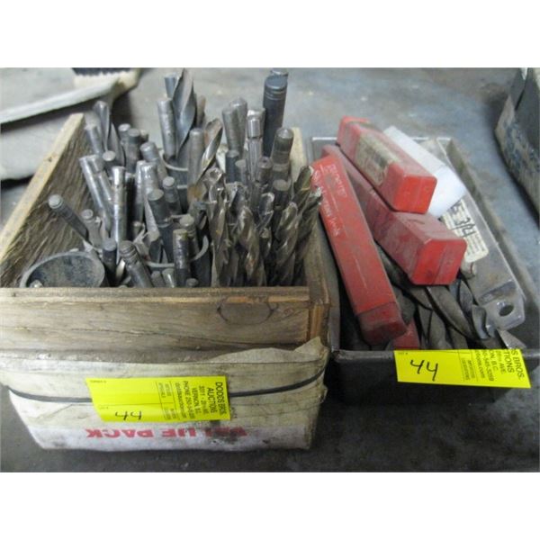 2 CONTAINERS OF ASST. DRILL BITS